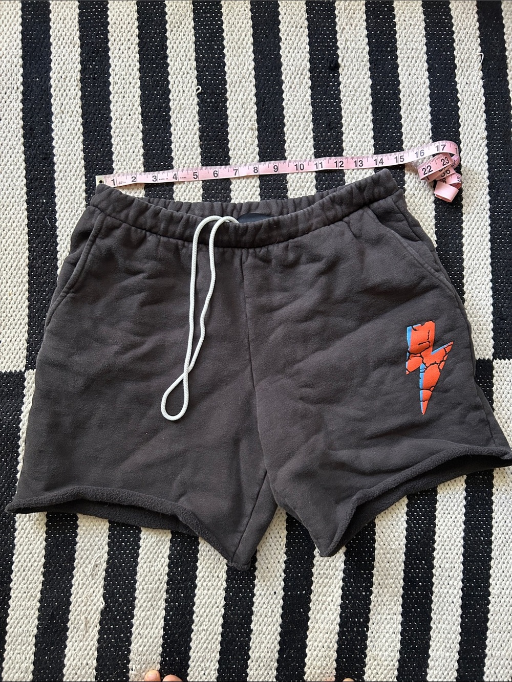Cotton shorts unisex black